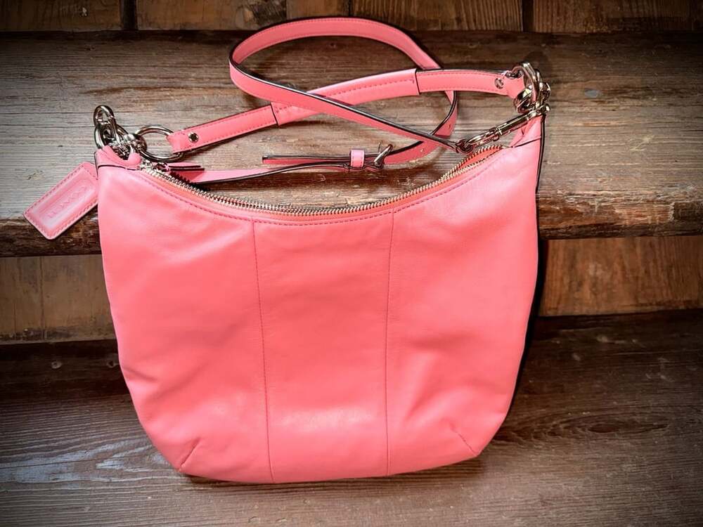 Coach Kristin Pink Y2K Leather Hobo Shoulder Bag - Picture 10 of 12